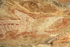 Il Rainbow Serpent dipinto 1.500 anni fa
